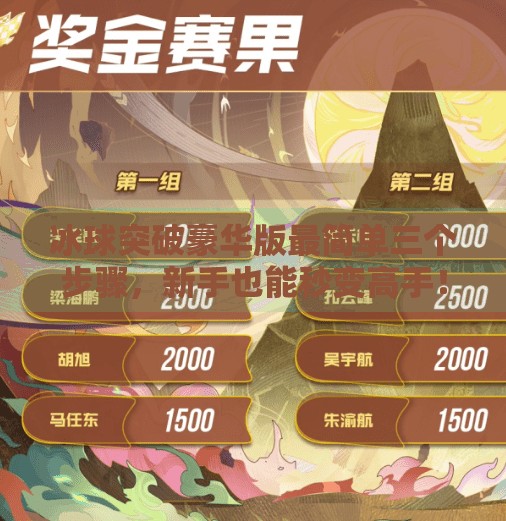 冰球突破豪华版最简单三个步骤,新手也能秒变高手!冰球突破豪华版最简单三个步骤